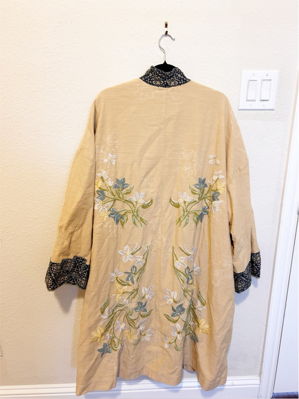 NWT Free People Henlow Embroidered Floral Duster Kimono - Picture 6 of 6